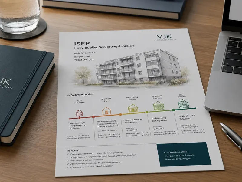 Individueller Sanierungsfahrplan für Wohngebäude in Sachsen-Anhalt